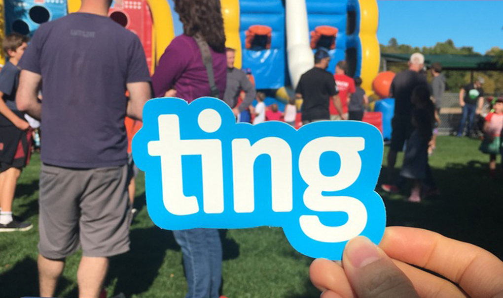 Ting mobile used in crowd